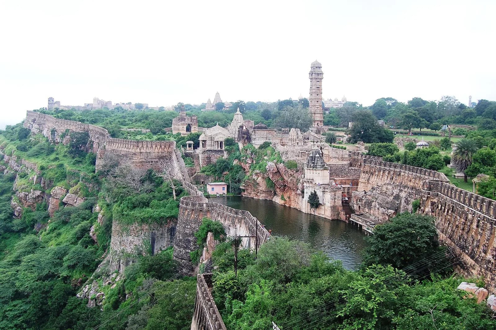 Vijay Stambh, the carved nine-storey Victory Tower inside Chittorgarh Fort