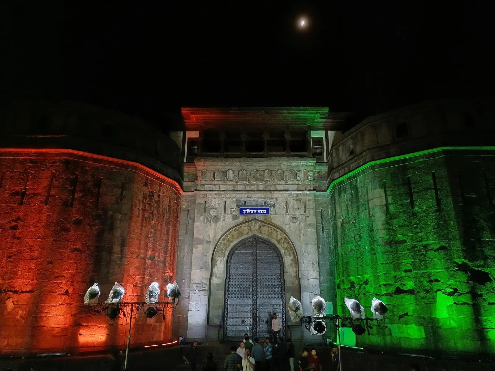 The spiked Delhi Darwaza gateway of Shaniwar Wada fortress in Pune