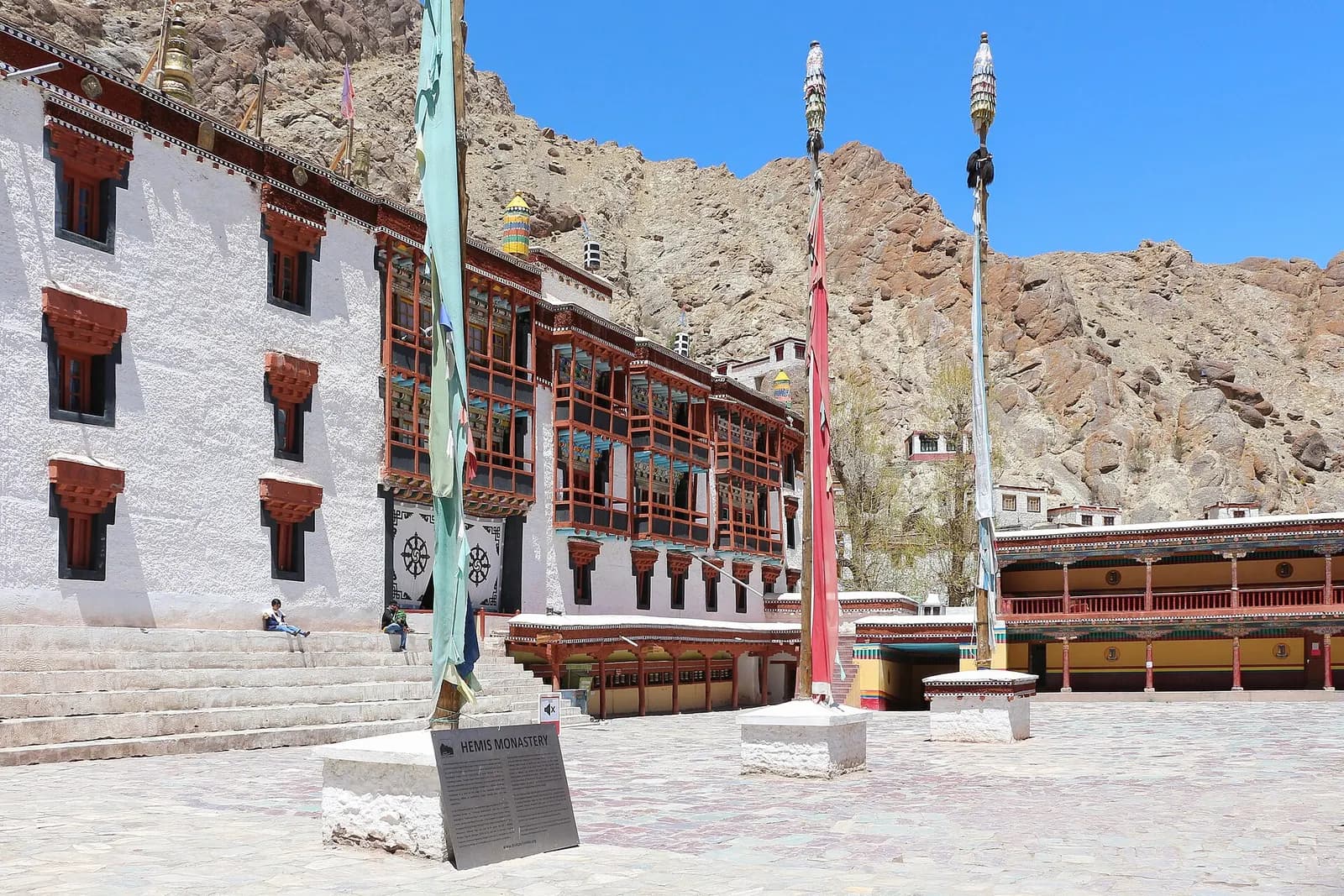Hemis Monastery in Ladakh, where masked cham dances fill the courtyard each summer