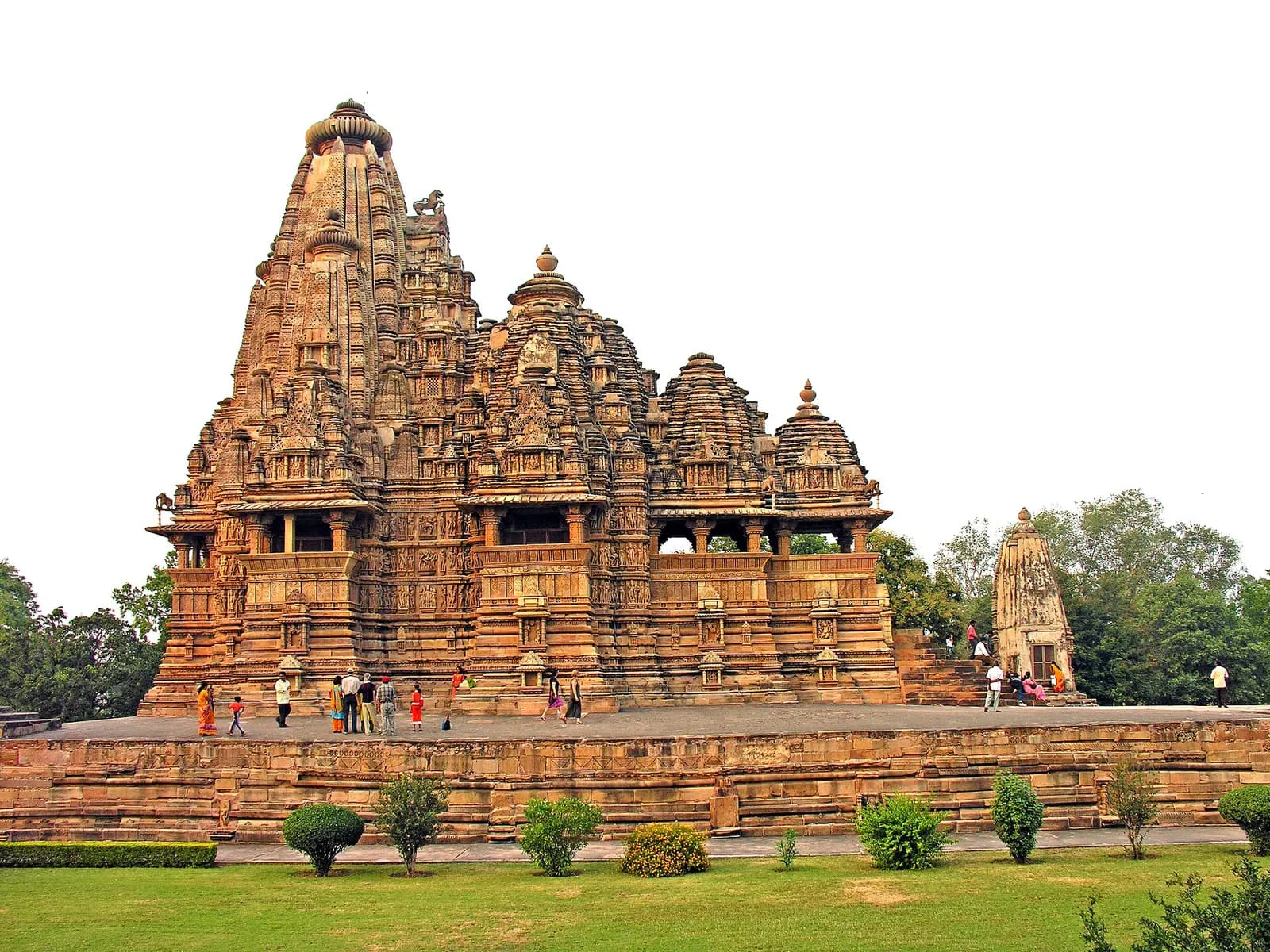 The Vishvanatha Temple in the Western Group at Khajuraho, Madhya Pradesh